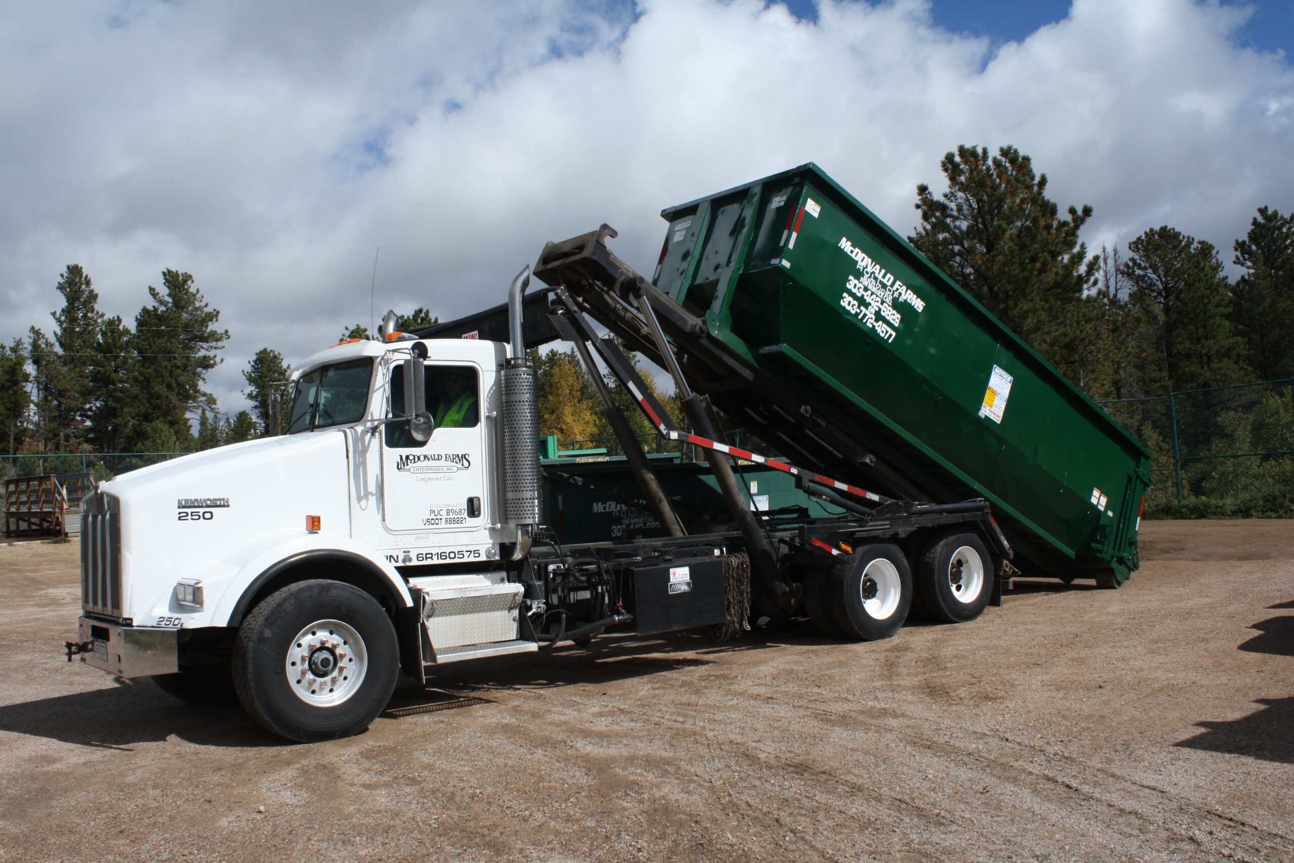 September (1) dumping truck