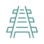 railroad track icon